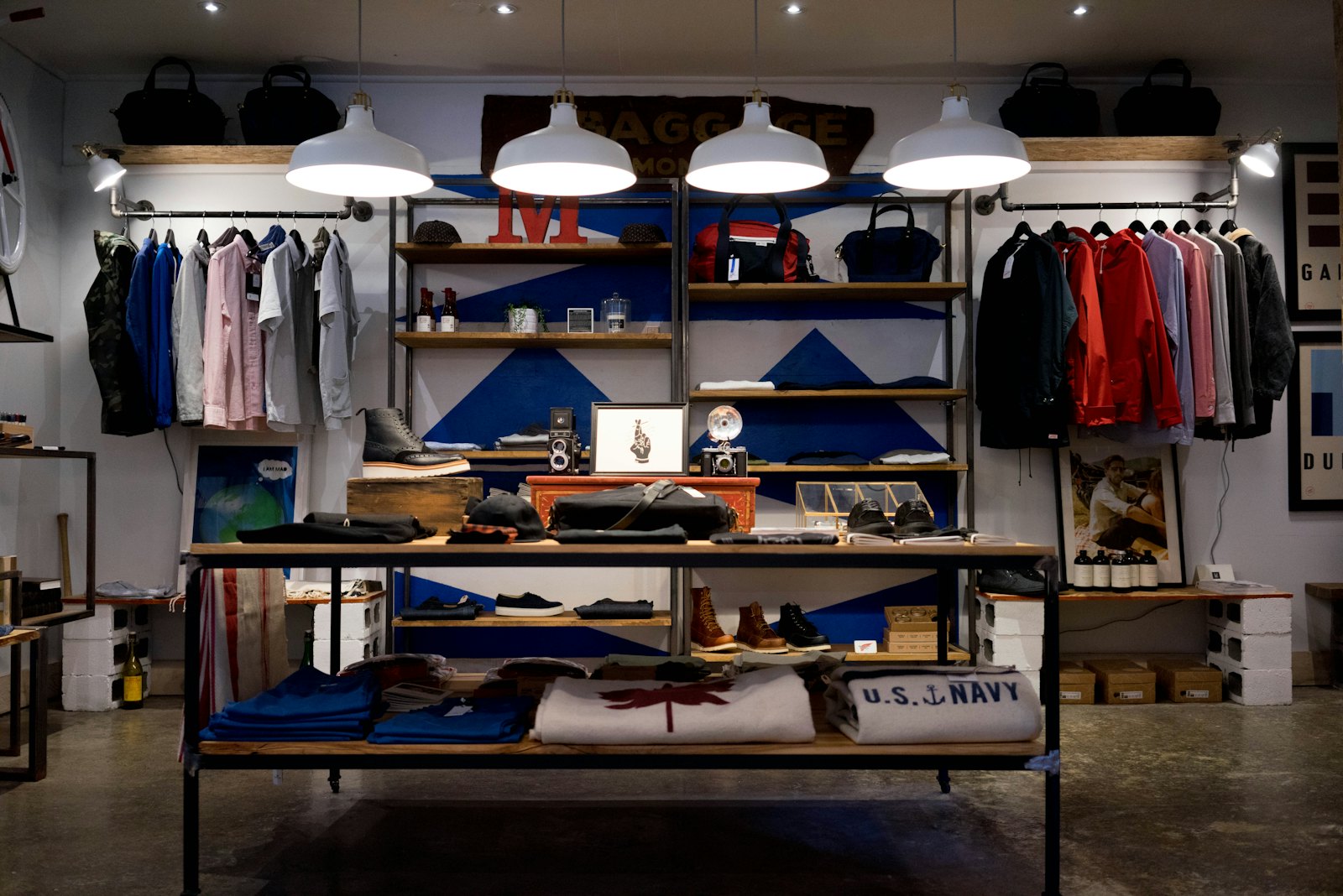 Bright modern retail storefront