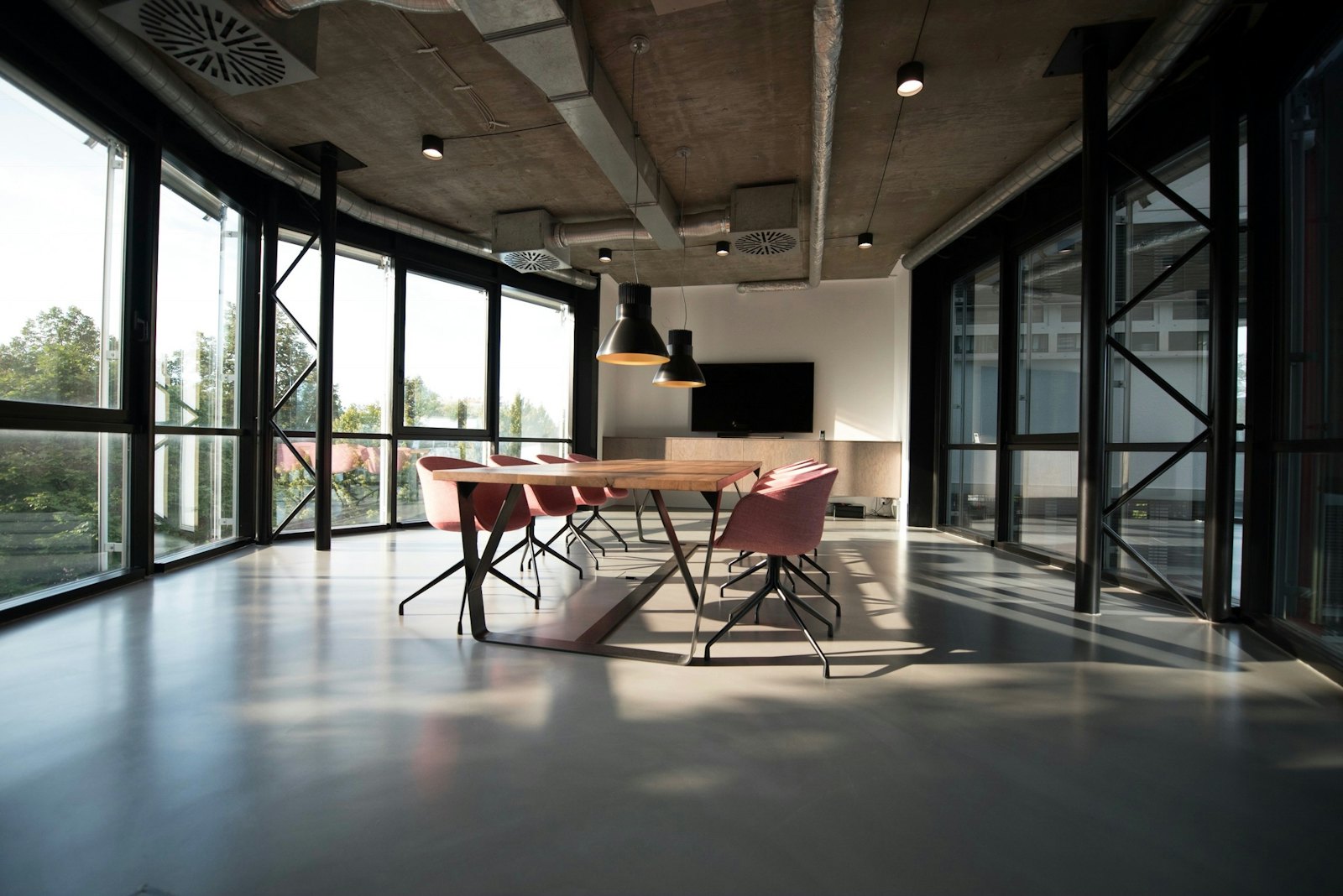 Open-plan technology office